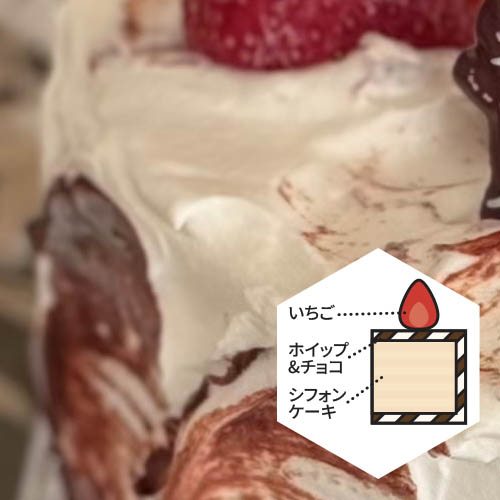クリスマスシフォンケーキ 詳細