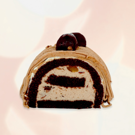 クリスマスケーキ モンブラン ノエル カット面